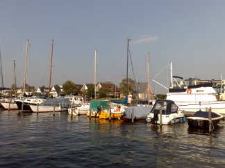 mast weer op bootje