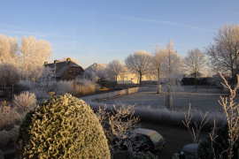 Woubrugge in de winter