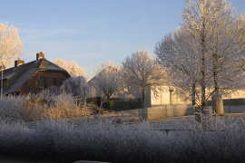 Woubrugge in de winter