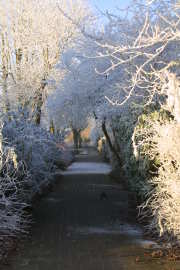 Woubrugge in de winter