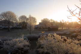 Woubrugge in de winter