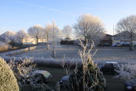 Woubrugge in de winter