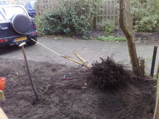 Dat gaat even sneller dan graven.