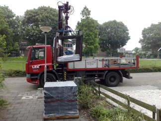 steentjes zijn binnen