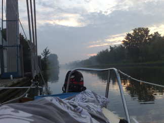 Heerlijk geslapen op de vliet