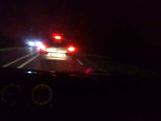 Voor 7 uur en gewoon in de file