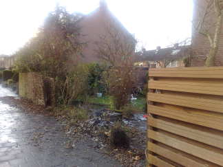 inderdaad in de hagel maar wel weg