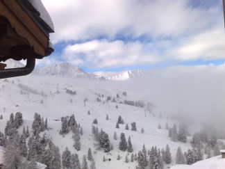 een prachtig pak nieuwe sneeuw.