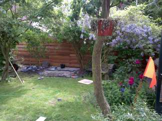 Maar weer een terrasje leggen