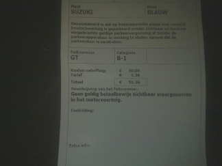 En ondertussen was ik een parkeerkaart aan het halen...