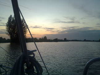 Toch nog een lekkere avond na een dag rukweer...