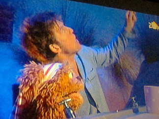 Tommie en Huub in Sesamstraat: twee idolen ;)