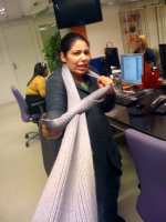 Grijze sjaal on tour!