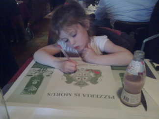 lekker even gevierd bij de Italiaan