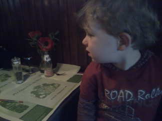 lekker even gevierd bij de Italiaan