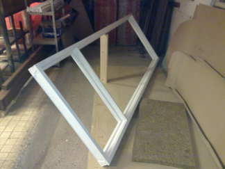 Het begin van de dakkapel staat...