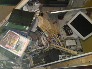 En dan opruimen die zooi