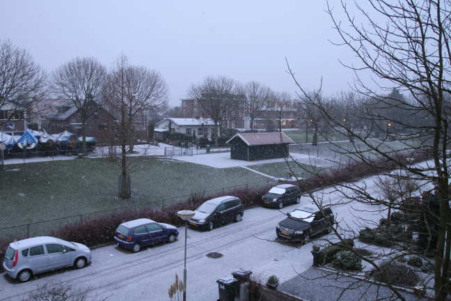Eindelijk de beloofde sneeuw...
