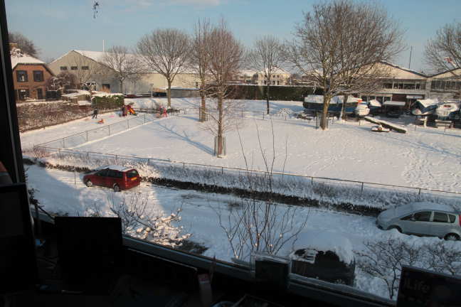 Ik blijft het geweldig vinden, mijn uitzicht!