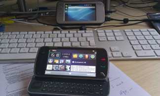 Eerste test vanaf mijn HTC