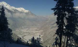 Begin van een stralende dag