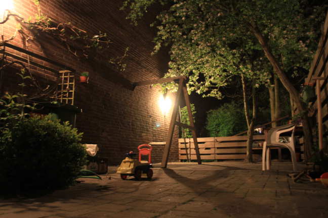 Nog maar eens een lampje opgehangen