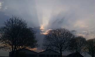 Gave wolkenpartij vanmorgen