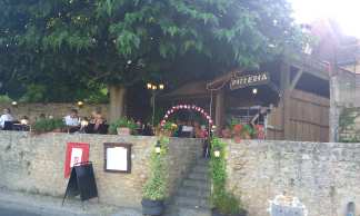 Gezellige dag afsluiten met lekker diner met zn achten