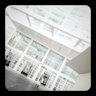 Op stadhuis voor demonstratie van App.  Leuk! 