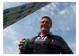 Een tevreden Ferdinandt in volle zon