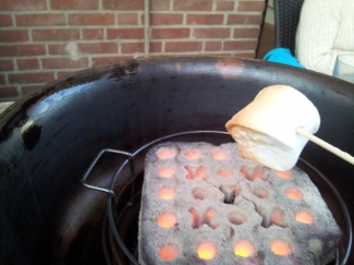 Marshmallows gaat ook prima! 