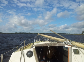 Laatste tochtje,  bootje weg... 