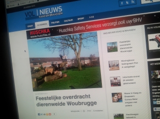 Ah, de gemeente heeft de pers ingeschakeld 