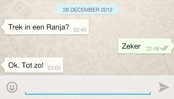 Half jaar geleden alweer... 