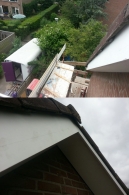 Schilderen op hoogte, echt mijn ding... 