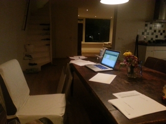 Langzaam maar zeker weer een leefbaar huis... Heerlijk