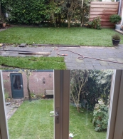 Eindelijk een gazonnetje... 