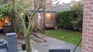 Maar weer eens wat gelegd. Nog een lekkere stapel te doen... 