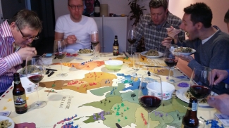 En dan ff een goede hap tussendoor