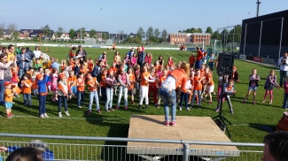 Warming up voor koningsdag