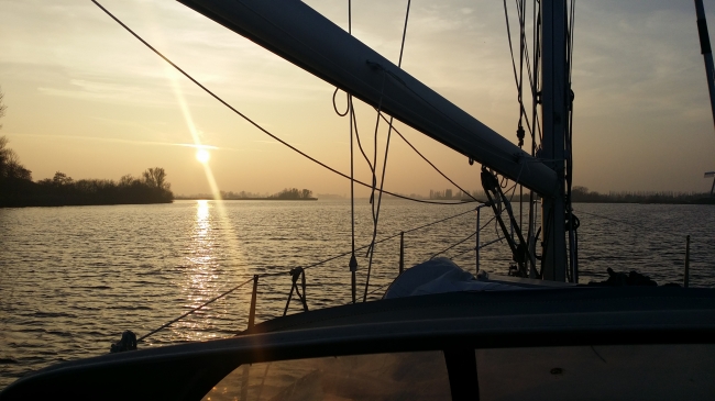 Even frisse neus en dan de kachel aan... 