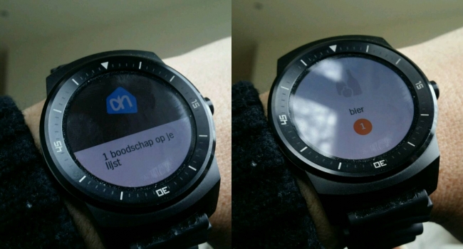 Appie is leuk bezig, na update mijn lijstje ook op horloge