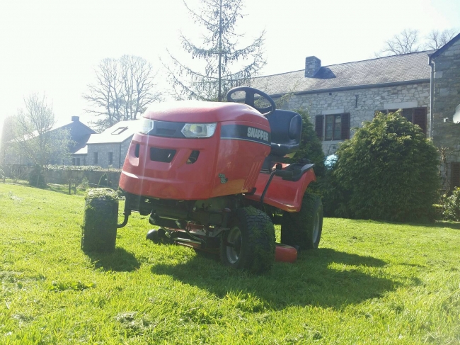 Grasmaaien kan wel leuk zijn... 