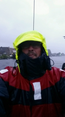 Prachtige tocht, beetje nat... Heeel nat