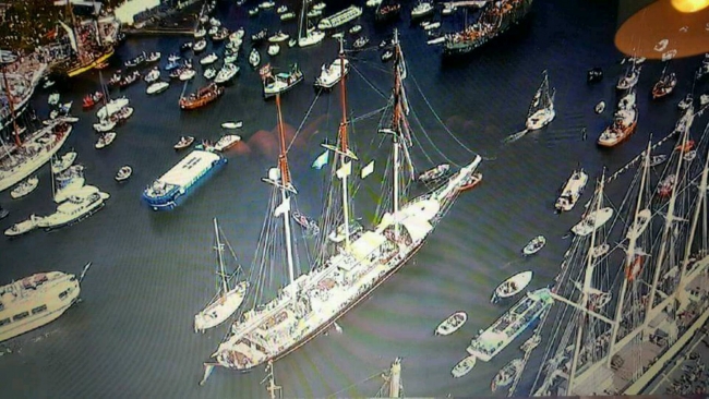 Op deze boot zaten we