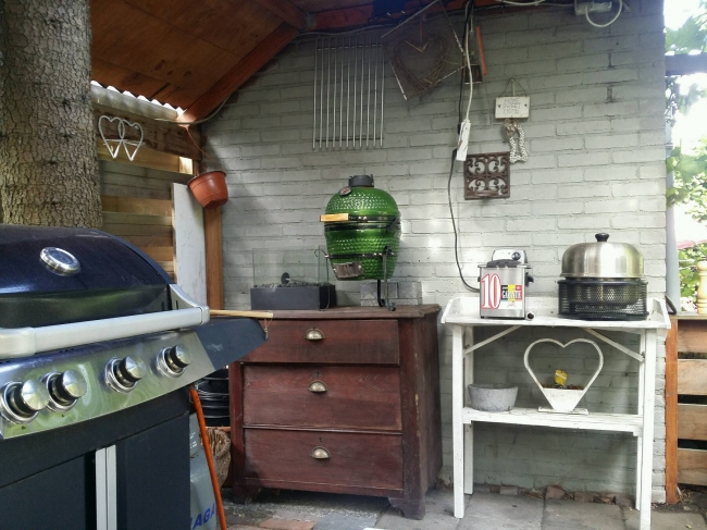 Blij met mijn buitenkeuken