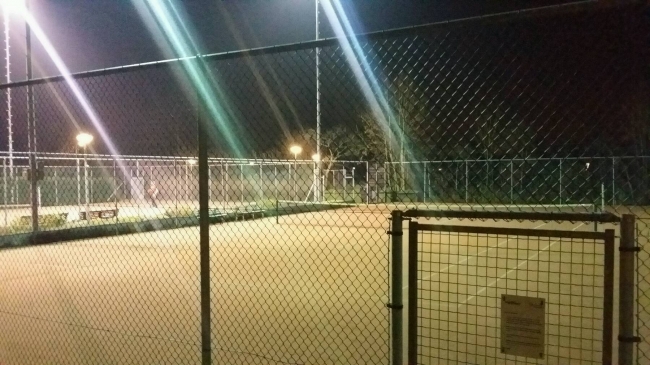 Ad hoc even enorm gaan tennissen... Heeerlijk! 