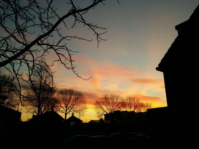 De dag begon zo mooi, en wat een zeikweer is het nu... 