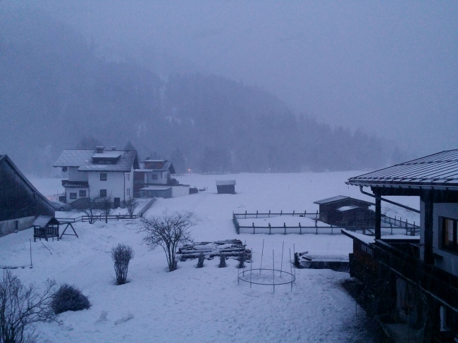 Yes, sneeuw! Is ook nodig... 