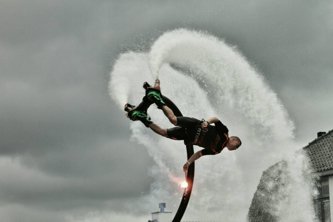 Gave show bij waterrecreatie dag